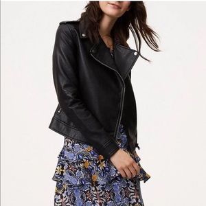 LOFT MOTO VEGAN LEATHER JACKET